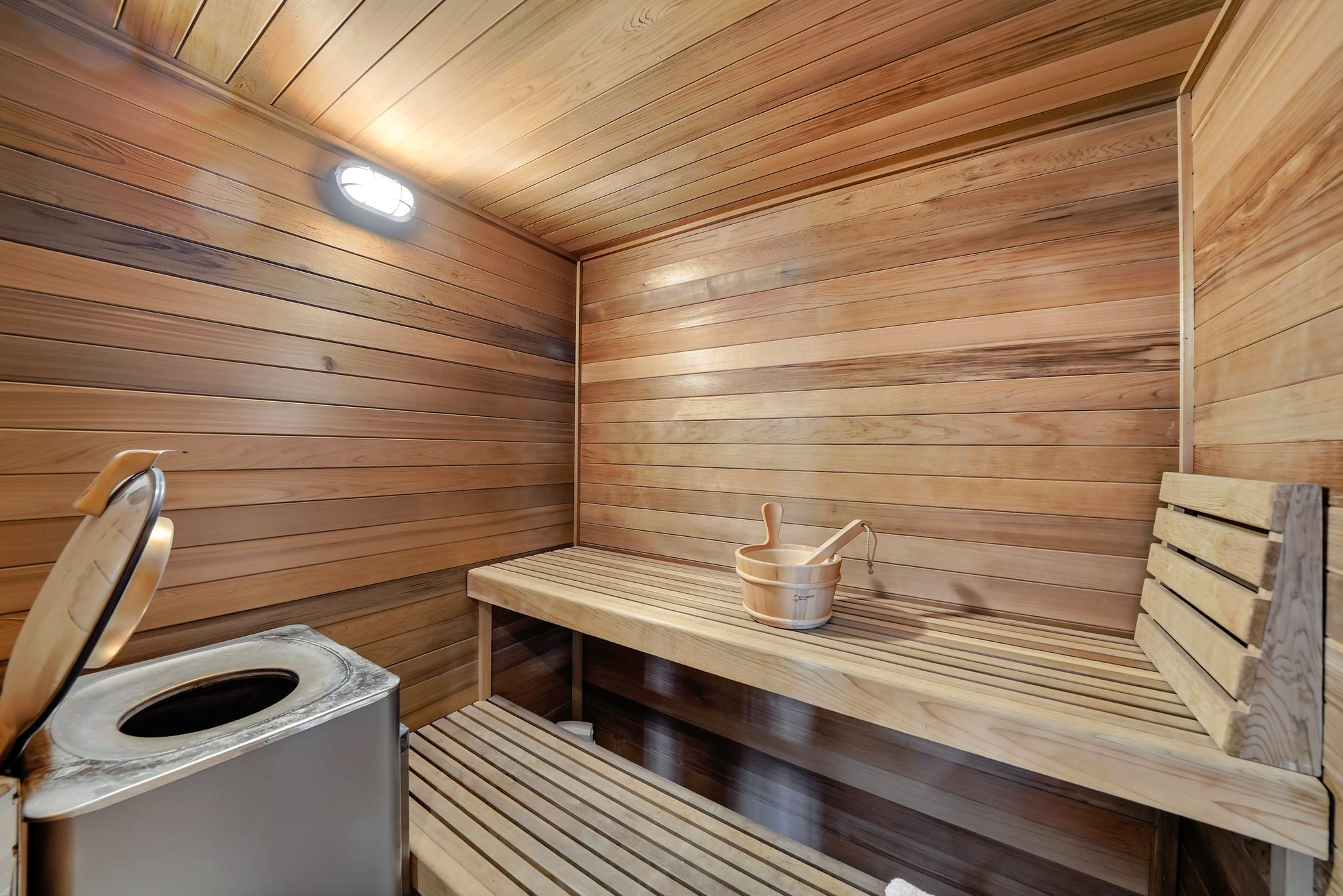 Cedar sauna